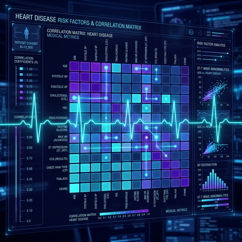 Heart Diagnostic Heatmap
